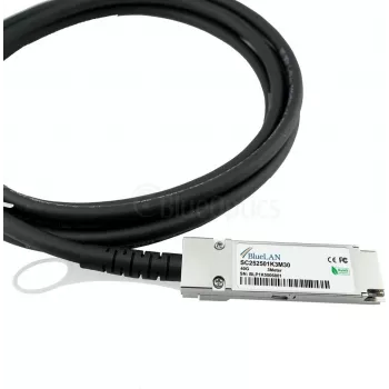 BlueLAN suderinamas su H3C LSWM1QSTK2 QSFP+ tiesioginio prijungimo varinis kabelis, 40GBASE-CR4, 5 m, 28 AWG, pasyvus Twinax LSWM1QSTK2-BL