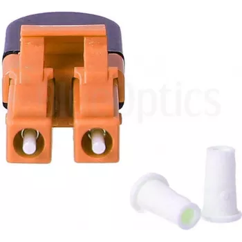 BLUELAN BlueOptics Šviesolaidinis Loopback Adapteris OM2 LC/UPC Duplex Keraminis Ferulis -40°C iki +85°C (BOLBLCOM2)