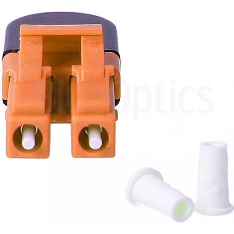 BLUELAN BlueOptics Šviesolaidinis Loopback Adapteris OM2 LC/UPC Duplex Keraminis Ferulis -40°C iki +85°C (BOLBLCOM2)