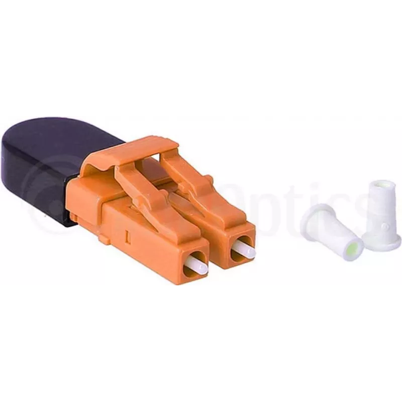 BLUELAN BlueOptics Šviesolaidinis Loopback Adapteris OM2 LC/UPC Duplex Keraminis Ferulis -40°C iki +85°C (BOLBLCOM2)