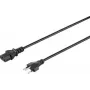Sygonix SY-5042720 IEC C13 maitinimo laidas, CEE 7/7 kampuotas Schuko kištukas į IEC C13 lizdą, 2 m, juodas
