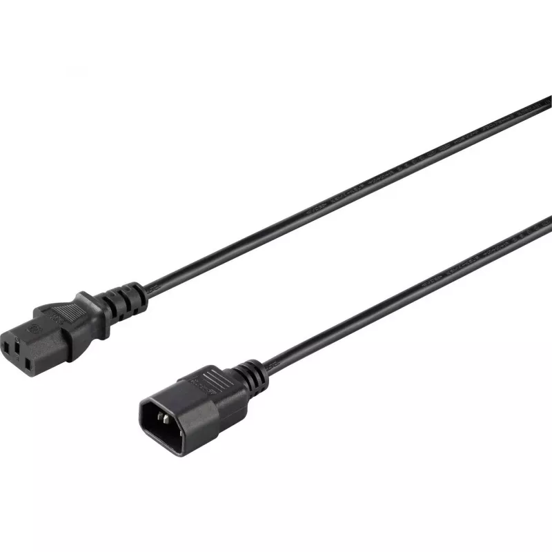 Sygonix SY-5042726 IEC C14 į C13 maitinimo kabelis 0,5 m juodas