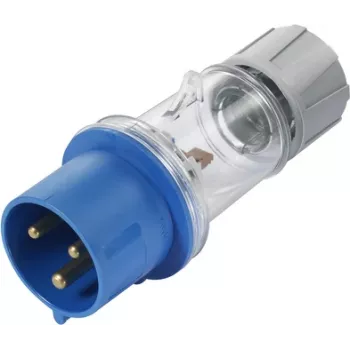 Sygonix SY-5871534 CEE-CARA kištukas 32 A 3 polių 230 V/AC IP44 permatomas