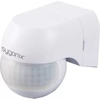 Sygonix SY-6118230 sieninis PIR judesio daviklis 180° relė baltas