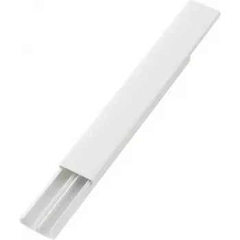 Sygonix SY-5045582 Kabelių kanalas 2 m x 30 mm x 11,2 mm Baltas
