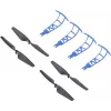 Reely Multicopter Propeller Set for Marathon Drone (RE-9263712) - 4x 3-Blade 5 inch Props, 2CW/2CCW, Black