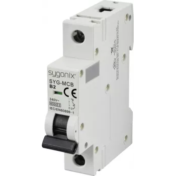 Sygonix SY-6437976 SYG-MCB 1P/B2/6KA miniatiūrinis automatinis jungiklis 1-polio 2 A 240 V/AC