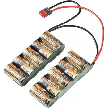 Reely NiMH RC akumuliatorių paketas 12V 4200mAh 10 elementų Side-by-Side T-Plug RE-7856538