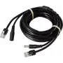 Sygonix Kamerakabel SY-6441782 - 10 m CCTV vaizdo ir maitinimo kabelis, BNC į BNC + DC
