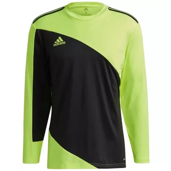 adidas Squadra 21 vartininko marškinėliai vyrams, juodi-laimo spalvos, GN5795, XL