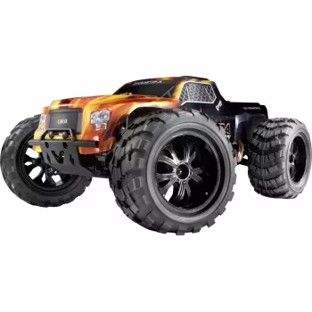 Reely Cimera Black Brushless 1:10 RC Monster Truck 4WD RTR 2.4 GHz su baterija ir pakrovėju (RE-6914403)