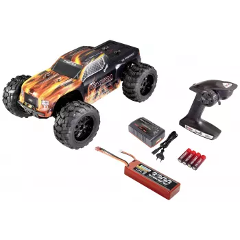 Reely Cimera Black Brushless 1:10 RC Monster Truck 4WD RTR 2.4 GHz su baterija ir pakrovėju (RE-6914403)
