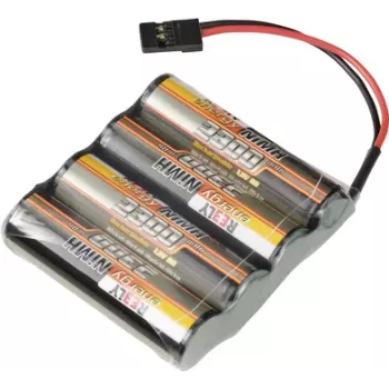 Reely NiMH baterijų paketas 4,8 V 2300 mAh 4x AA Side-by-Side JR jungtimi (RE-7839753)