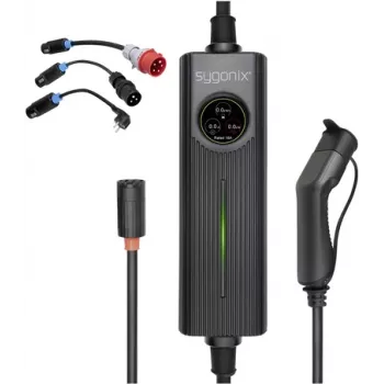 Sygonix mobilioji įkrovimo stotelė Type 2 Mode 2 16 A 1 prievadas 11 kW (SY-5479632)