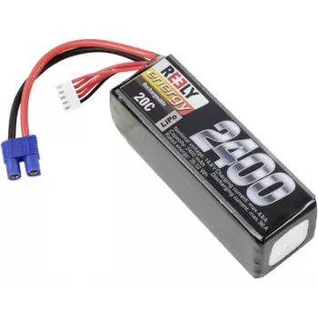 Reely LiPo akumuliatorius 14.8V 2400mAh 4S 20C Softcase EC3 RE-7853466