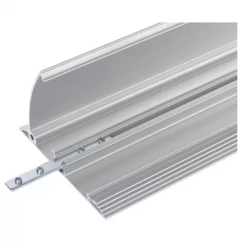 Sygonix SY-6771766 aliuminio kabelių tiltas, 2 kanalų, 1000x250x45mm, sidabrinis/juodas