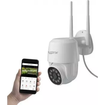 Sygonix PTZ WLAN SY-4760960 Full HD pan/tilt IP kamera su naktiniu režimu ir dvipusiu ryšiu