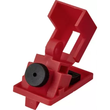 Sygonix SY-6872680 grandinės pertraukiklio blokavimo įtaisas, raudonas, užsegamas ant MCB svirties, plotis iki 28,9 mm