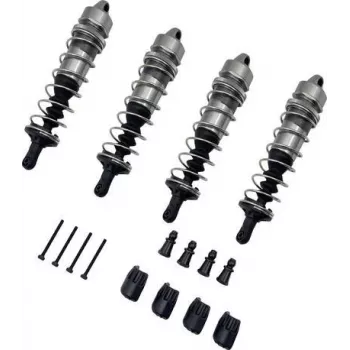 Reely RE-7414221 amortizatorių rinkinys (2 vnt., aliuminis, su alyva, 90 mm, mėlynas)