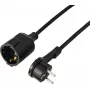 Sygonix SY-7165294 maitinimo prailginimo kabelis 16 A juodas 3,00 m H05VV-F 3G 1,5 mm²