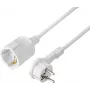 Sygonix SY-7165300 ilginamasis kabelis 16 A baltas 5 m H05VV-F 3G 1,5 mm²