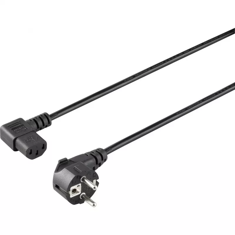 Sygonix SY-5042718 maitinimo laidas šaltiems prietaisams CEE 7/7 į IEC C13, 1,5 m, juodas