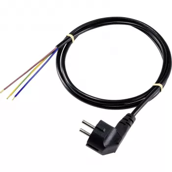 Sygonix SY-5043466 maitinimo kabelis CEE 7/7 į IEC C13 5m juodas