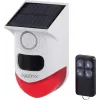 Sygonix Mini Signalizacijos Sistema Balta Raudona su LED PIR Judesio Detektoriumi ir Nuotolinio Valdymo Pulteliu (SY-6515320)
