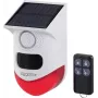 Sygonix Mini Signalizacijos Sistema Balta Raudona su LED PIR Judesio Detektoriumi ir Nuotolinio Valdymo Pulteliu (SY-6515320)