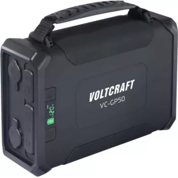 VOLTCRAFT VC-GP50 PD60W nešiojamas įkroviklis (power bank) 20000 mAh, juodas, VC-16053320