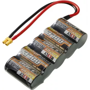 Reely NiMH baterijų paketas 6 V 3700 mAh 5x Sub-C Side-by-Side XT30 (RE-7853241)
