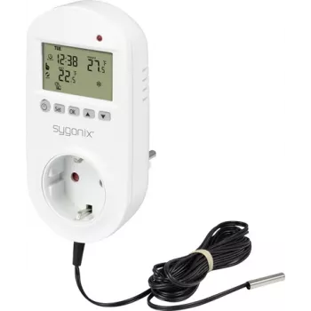 Sygonix SY-6824098 Universalus termostato kištukas su savaitine programa