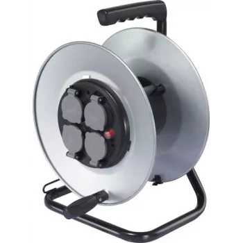 Sygonix SY-6746422 Tuščias kabelio būgnas 50m Juodas/Mėlynas