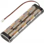 Reely NiMH siųstuvo akumuliatorių paketas 9.6V 2400mAh 8-Cell Sub-C Stick Futaba RE-7851444