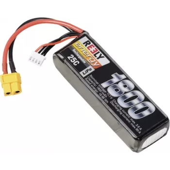 Reely LiPo baterijų paketas 11.1V 1800mAh 3S 25C Softcase XT60 RE-7851456