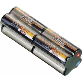 Reely NiMH akumuliatorių paketas 9.6V 2300mAh 8x AA blokas su litavimo kontaktais (RE-7853238)