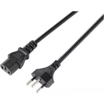 Sygonix SY-5243896 maitinimo laidas šaltiems prietaisams CEE 7/7 į IEC C13 kampuotas 5 m juodas