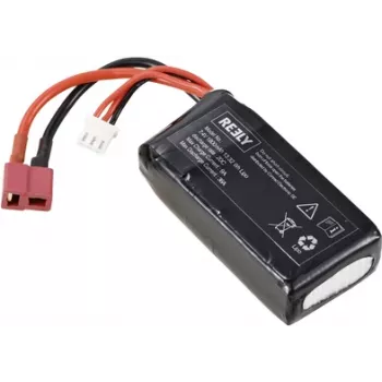Reely LiPo baterijų paketas 7.4V 1800mAh 2S 25C T-Plug (RE-8705352)