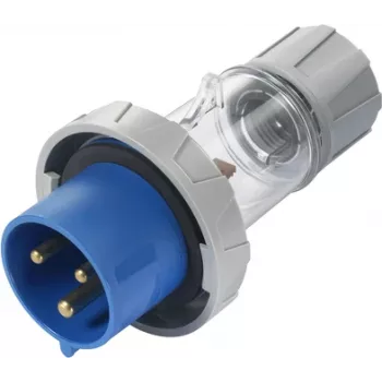 Sygonix SY-5873150 CEE kemperio kištukas 32 A 3 polių 230 V/AC IP67 permatomas