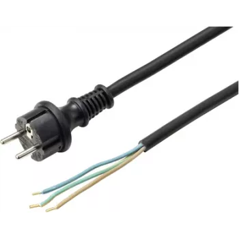 Sygonix SY-6029108 maitinimo kabelis Schuko į IEC C13 3 m juodas