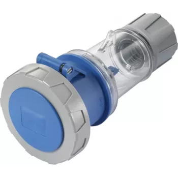 Sygonix SY-5873154 CEE-CARA lizdas 32A 3 polių 230V/AC IP67 be varžtų mėlynas