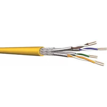 Draka YelloNet 1000 Cat6 U/UTP LSZH montavimo kabelis, 500 m ritė, 4x2xAWG23/1, Cca-s1a,d1,a1 60112099