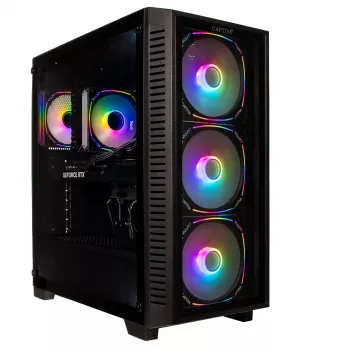Captiva Highend Gaming R10-3600 žaidimų kompiuteris (Ryzen 7 7800X3D, RTX 5070 12GB, 32GB DDR5, 1TB SSD, Windows 11 Home)