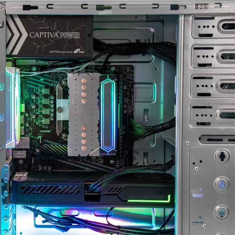 Captiva Highend Gaming R10-0007 (Ryzen 5 7500X3D, RX9060 XT 16GB, 32GB DDR5, 1TB SSD, WLAN, be OS)