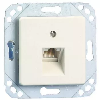 METZ Connect UPk įleidžiama jungimo dėžutė, universali jungiamoji dėžutė, IAE dizainas, 2x RJ45, varžtiniai gnybtai RJ45 mini spaustukas (130040111-I)