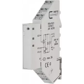 METZ CONNECT 11070013 Relės modulis 24 V DC 1 CO baltas