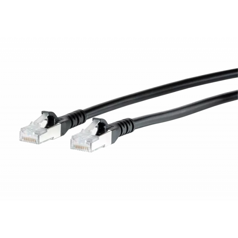 METZ BTR NETCOM 1308451500-E 1,5 m Cat6a S/FTP (S-STP) juodas tinklo kabelis