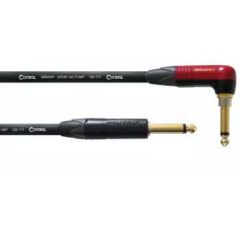 Cordial 11218 6,3 mm mono jack audio kabelis, 3 m, juodas PVC