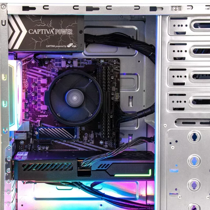 Captiva Business/Office R10-3517 Stacionarus kompiuteris - AMD Ryzen 5 3400G, 16GB DDR4, 1TB SSD, Wi-Fi, be OS