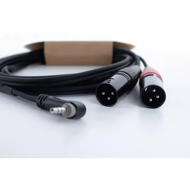 Cordial EY 1.5 WRMM XLR Y-adapterio kabelis 3,5mm TRS į 2x XLR male 1,5m juodas 14874